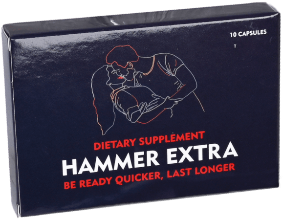 Hammer Extra male enhancement supplement for men's libido booster, sexual wellness and long lasting endurance.