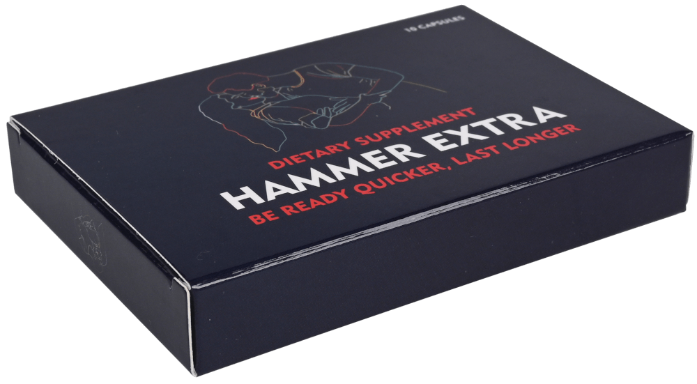 Hammer extra male enhancer supplement libido booster for stamina, energy, performance, endurance